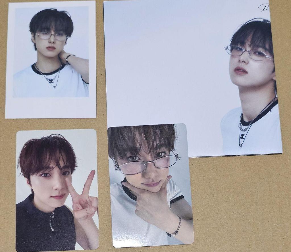 [USED] INI Takumi Ozaki Trading Card Mini Poster Polaroid