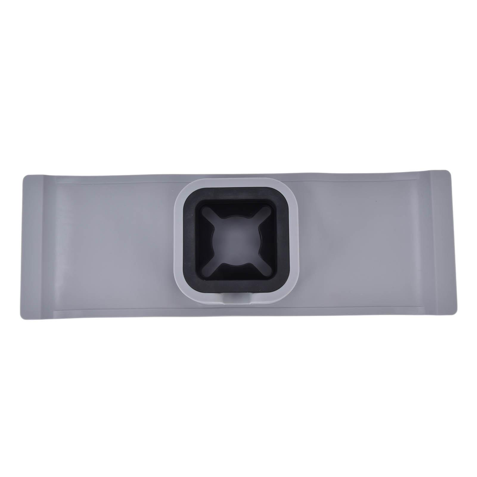 

Cup Holder Couch Arm Cup Holder Sofa Arm Cup Tray Silicone Body for Living Room Balcony Gray