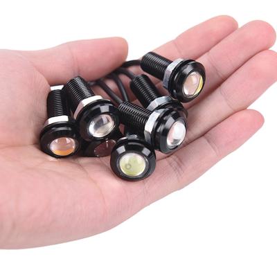 9W 12V 18Mm Red Led Eagle Eye Light Car Fog Drl Daytime Reverse Backup