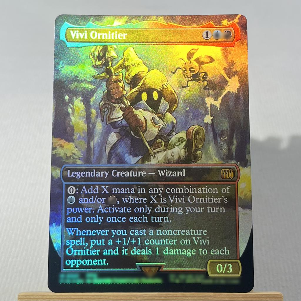 FIN FIC FOIL4-001 Karta proxy TCG magiczne karty Chmura, Najemnik z Midgaru Przywołaj Bahamuta Vivi Ornitier Błyskawica, Armia Jednego zbierz
