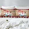 Merry Christmas Sheets Cute Santa Mattress Suitable for Children Adult Dormitory Bedroom Decoration