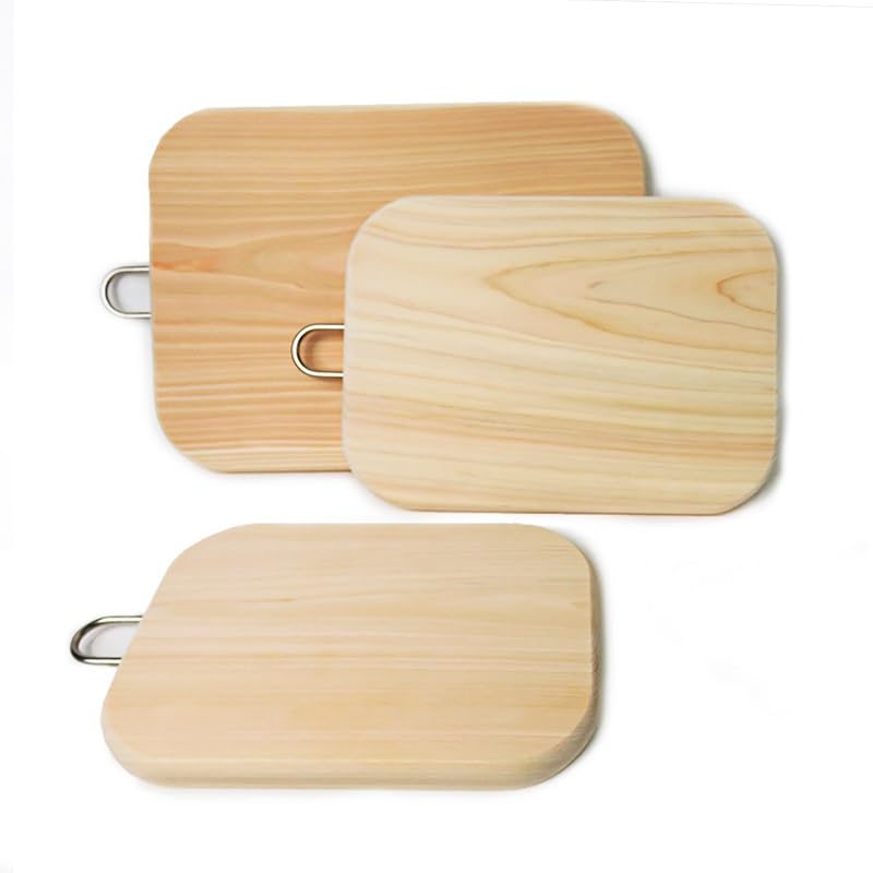 

Tosa Ryu Cutting Board with Metal Fittings, Natural, Large, INT-1015-C