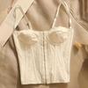 Sleeveless Lace Camisole Hollow Suspender Vest Spicy Girl Style Lace Corset  Travel