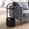 Umbra Storage Table, Side Table, Black/Walnut, W24 x D35 x H68cm, HUB 21013760048