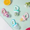 Infant Complementary Food Feeder Silicone Baby Fruit Pacifier, Self Feeding And Teething Easy Grip Teether Relief Toy, To Hold Seamless Odorless
