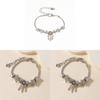 Pendant Adjustable Bracelet With Star And Dreamcatcher Elements For Unisex Fashion Accessory