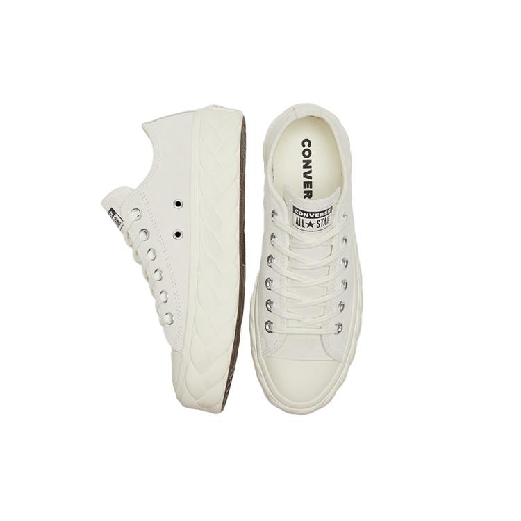 (WMNS) Converse Chuck Taylor All Star Platform Low 'Runway Cable - Egret' Women's 568683C