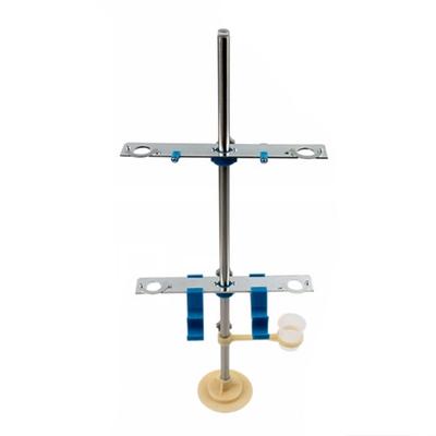 Metal Thermograph Holder Adjustable Height Thermograph Stand Meteorology Instrument Holder Physics Teaching Aid for Lab