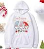 European & American Santa Claus Printed Christmas Hooded Hoodie