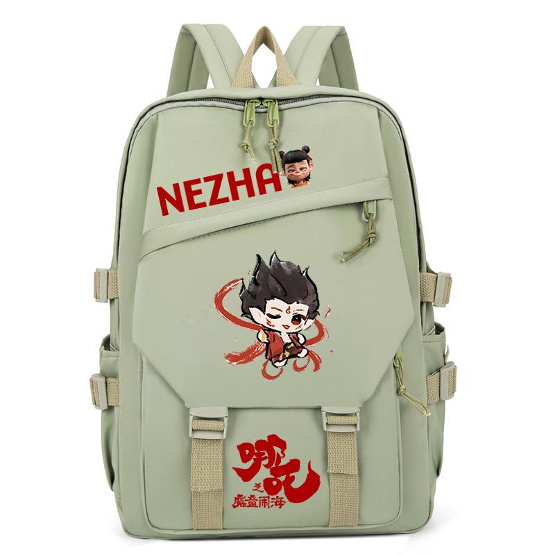 Nezha's Devil's Child Haohai School Bag Primary School Students Large Capacity Backpack Children's School Backpack Trend Fashion
