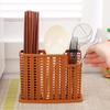 Hollow Out Large Capacity Plastic Cutlery Organizer Chopstick Holder Utensil Drying Racks Household