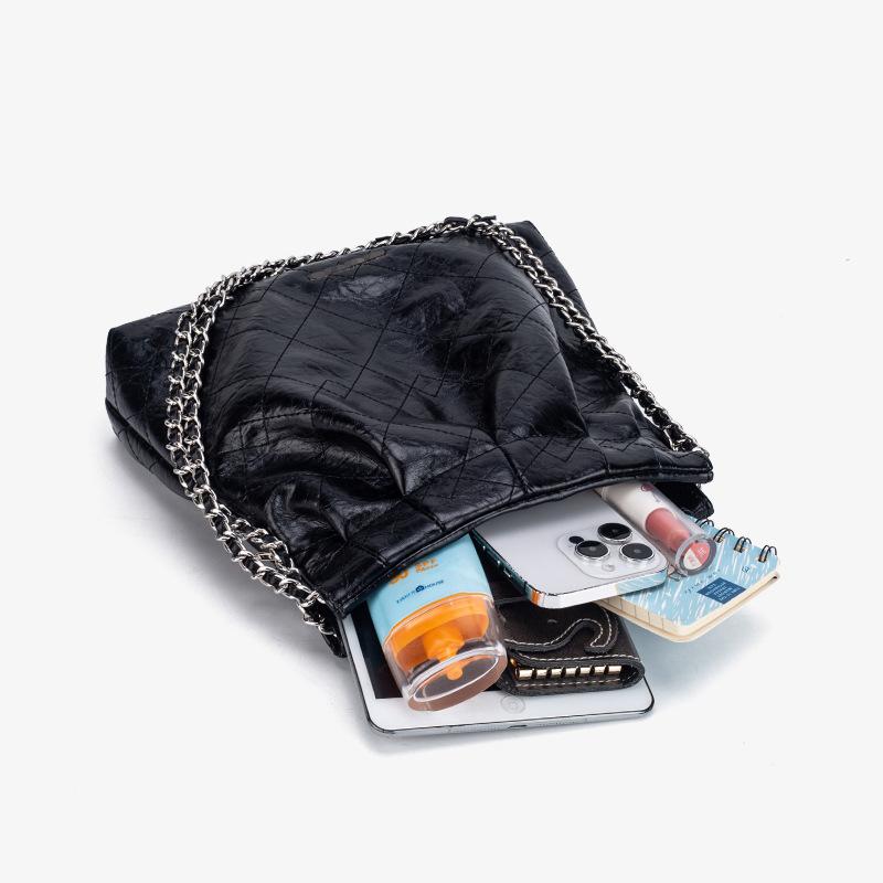 Bucket Bag, Women's Crossbody Tote Bag, Summer Style, Women's Versatile Chain Shoulder Armpit Bag