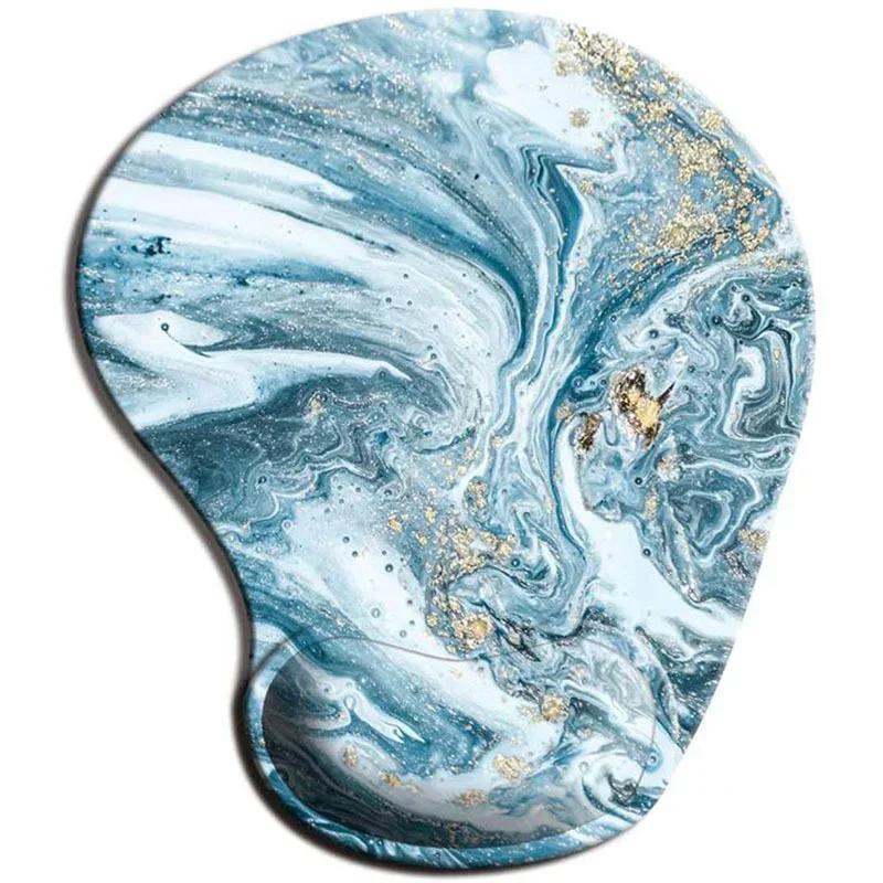 Scandinavian Simple Style Ergonomic Mouse Pad with Wrist Palm Rest Non-Slip Rubber Mat Hands Desk Hand Pad Wrist Support