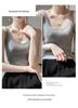 Damen Cashmere Rippstrick Camisole Herbst/Winter 2024 - Weich, Hautfreundlich, Figurbetont, Vielseitiges Basic Layer Top