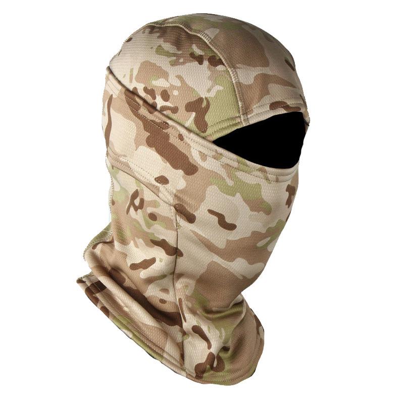 Camouflage Plus Velvet Warm Motorcycle Riding Balaclava