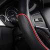 Car Steering Wheel Cover Sport Style Anti-slip Microfibre Leather Steering Wheel Cover Universal 38cm/15inch
