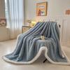 Soft Plush Throw Blanket Sofa Bed Office Nap Winter Warm Fleece Double-Sided Microfiber Velvet