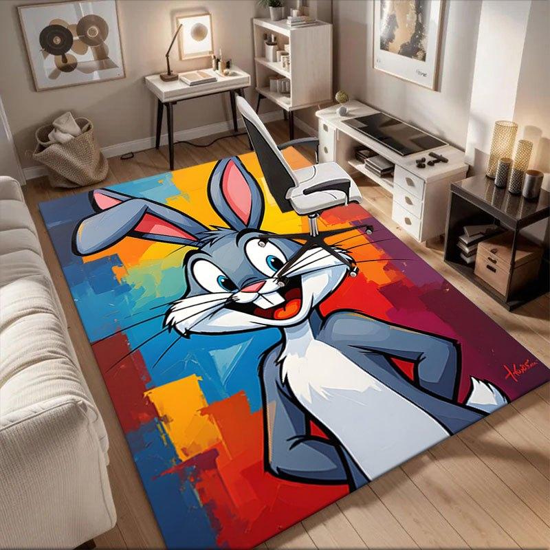 Looney Tunes Bugs Bunny Art Print Poster Office Mat Home Decor Gift For Halloween & Christmas LD56 60cm by 90cm
