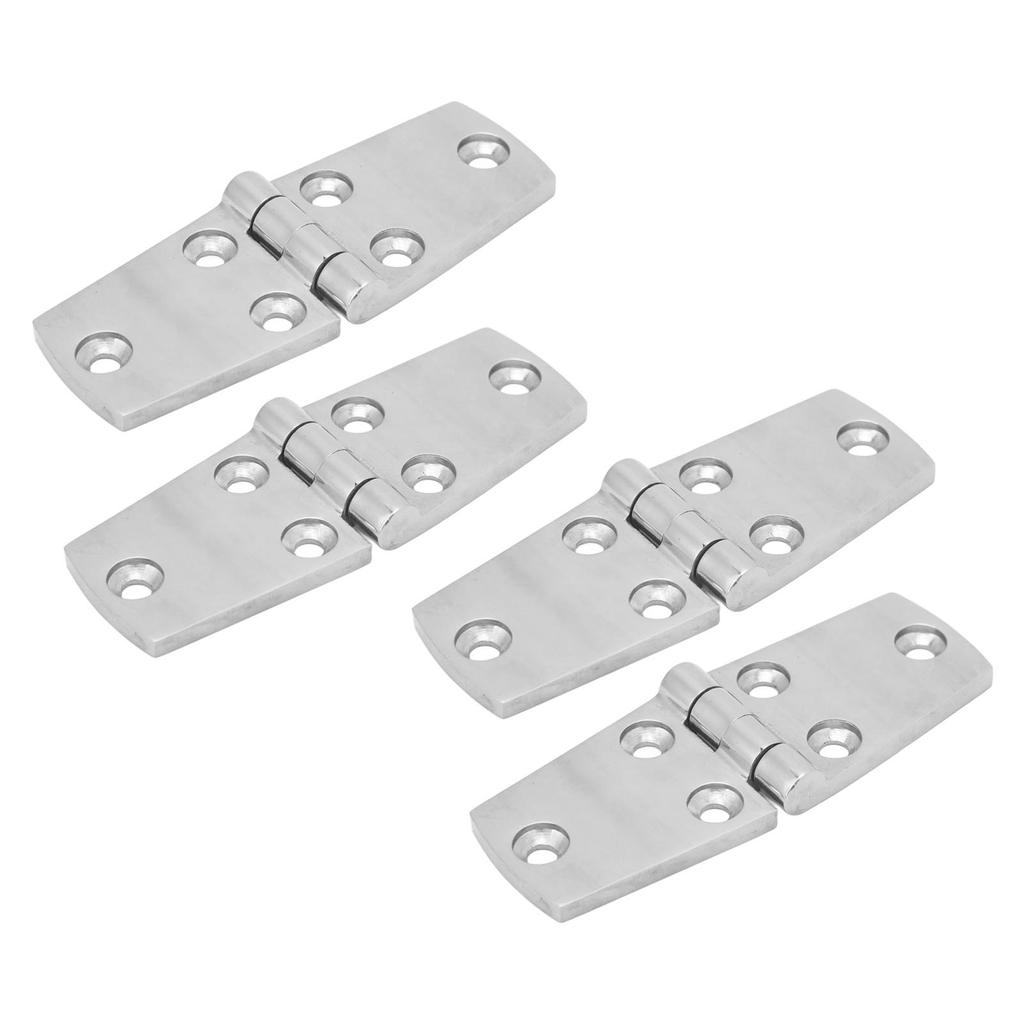 4pcs Marine Door Hinge 102 X 38mm Rustproof Stainless Steel Boat Hatch Hinge for Yachets