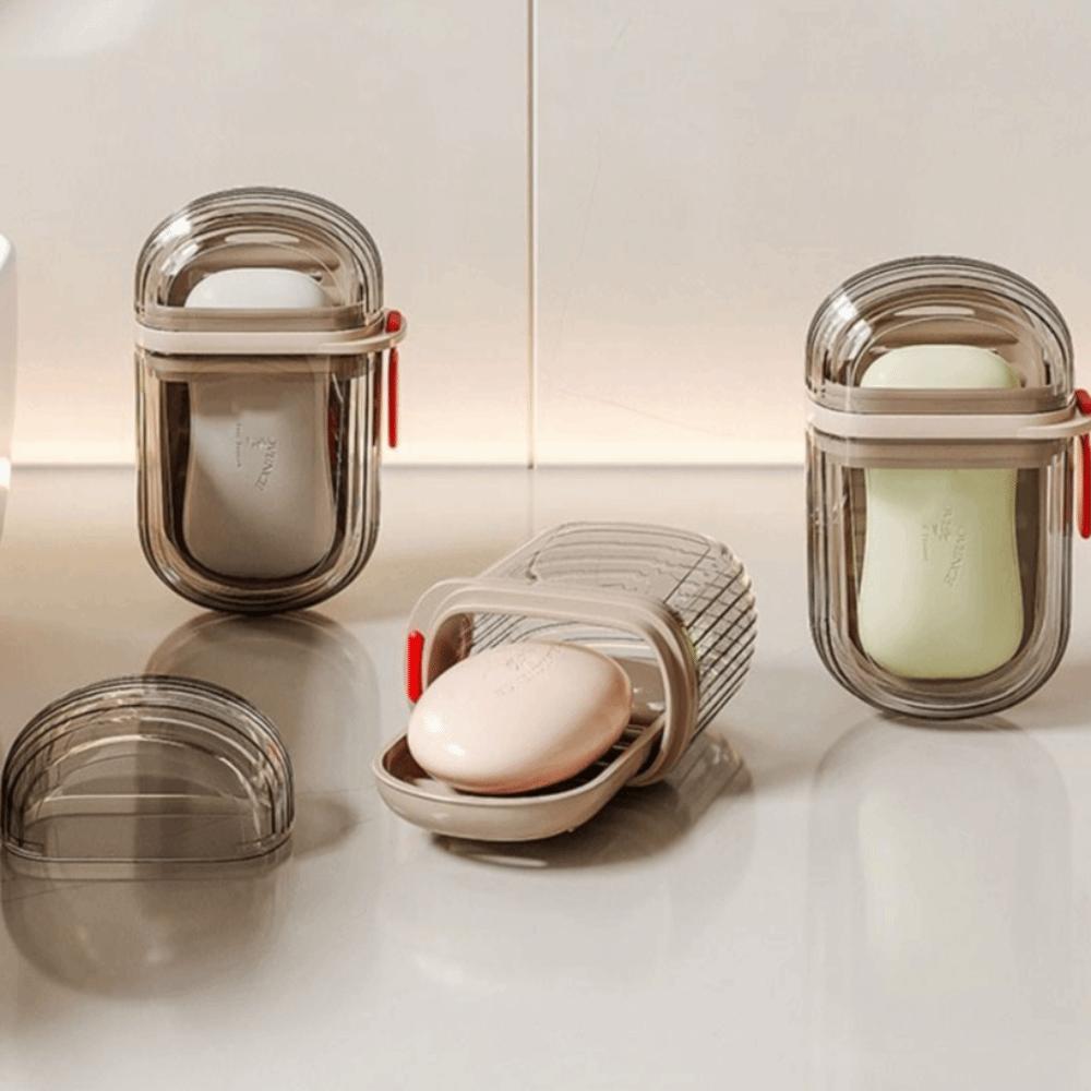 Portable Soap Dish Transparent Soap Case Creative Travel Soap Box  Outdoor