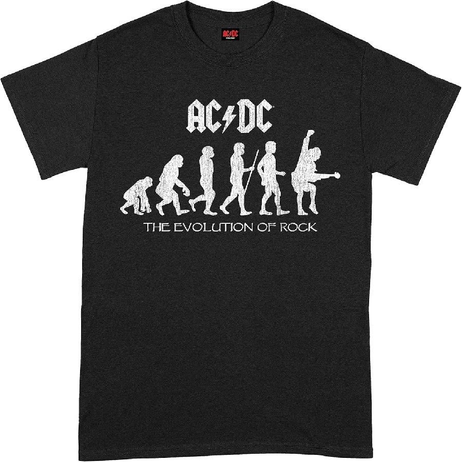AC_DC Evolution of Rock T Shirt S чёрный
