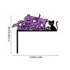 Window Door Decorations 2PC Halloween Felt Decor Set Spider Web Bat Pumpkin Corner Ornaments Spooky Party Supplies Gifts