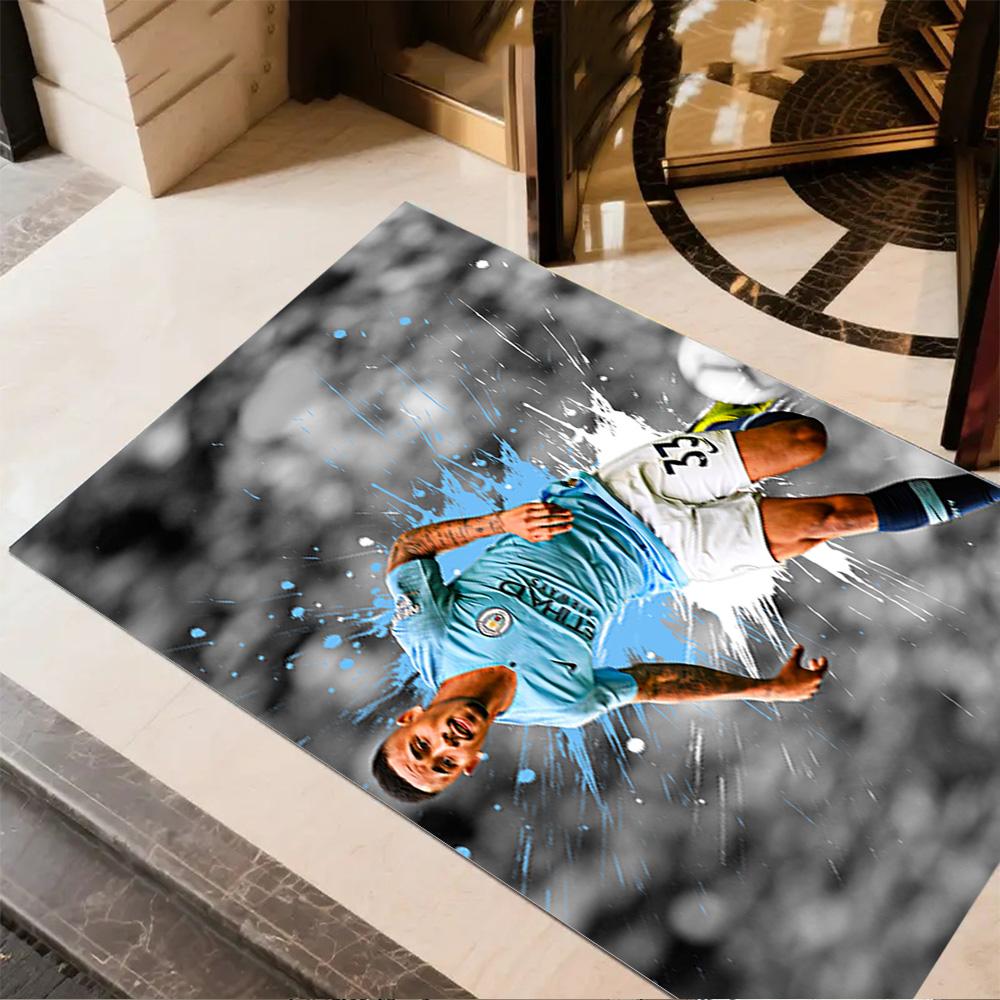Psg Star Action Area Rug Suitable for Decorate room Bedrooms Hallway Dormitory Antislip Carpet Anime Office Decor