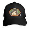 Thicc Bear Bearzoo Series Baseball Cap Quick Dry Performance Cotton Twill Breathable Contrast Two Tone Brim