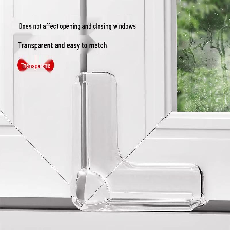 Aluminum Window Silicone Anti-Collision Corner Protector, Glass Safety Buffer Pad