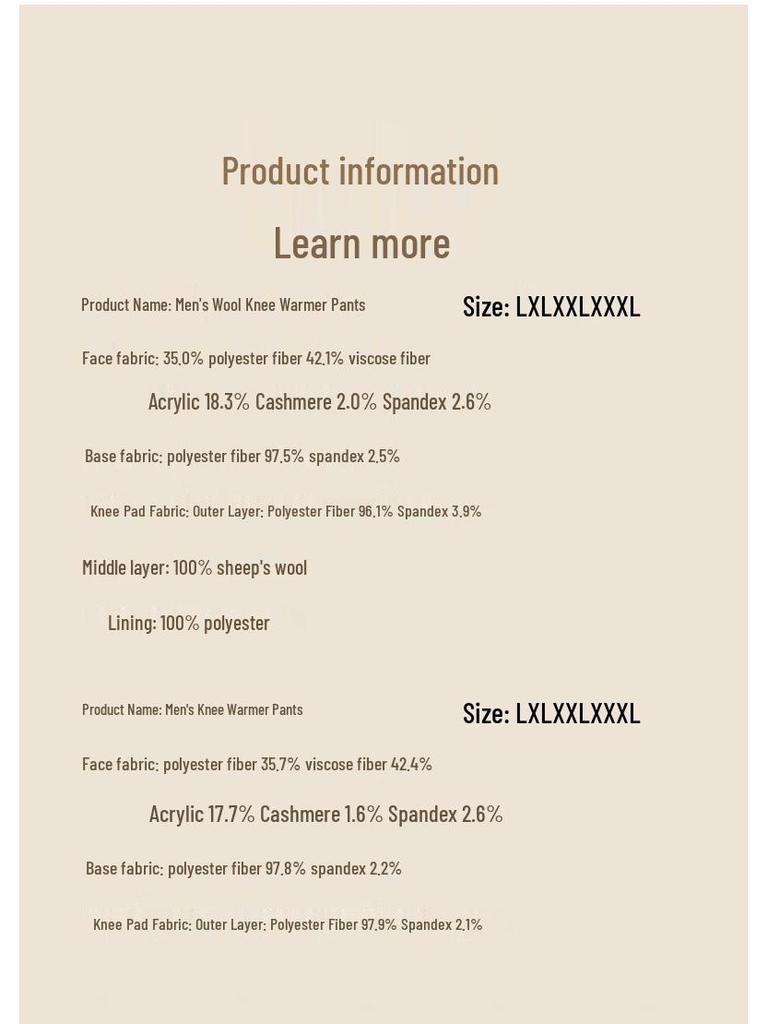 YUZHAOLIN Men's Self-Heating Fleece Thermal Leggings