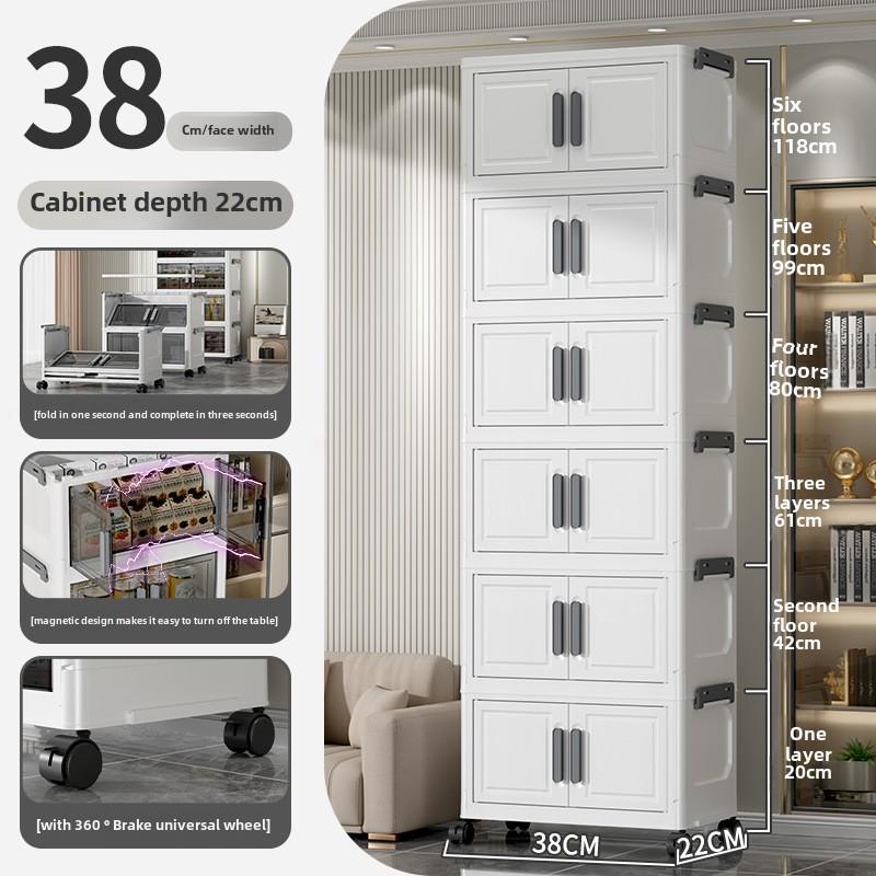 Apverčiama daiktadėžės laikymo spintelė, sulankstoma plastikinė spinta, tarpvalstybinė drabužių organizavimo dėžutė namams, miegamojo spintelė