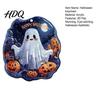 Halloween Keychain Party Favors Ghost Keychain Spooky Pumpkin Keyring Pendant Decorative Car Rearview Mirror Pendants Cute Heart Bag Charm