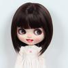 Linfairy Inch Doll Wig 9-10 (Dark Brown)
