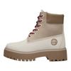 Timberland Stivaletto con Zeppa Premium Stone Street 6 Pollici Anno del Serpente Sneakers da Donna Bianco TB0A2H3C-EM3