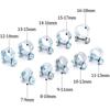 60Pcs 10 Size Mini Fuel Injection Style Hose Clamp Assortment Kit For Diesel Petrol Pipe