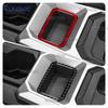 Real Soft Carbon Fiber For Dacia Duster 3 2024 2025 2026 2027 Bigster 2025 2026 2027 Car Center Console Storage Box Frame Trim