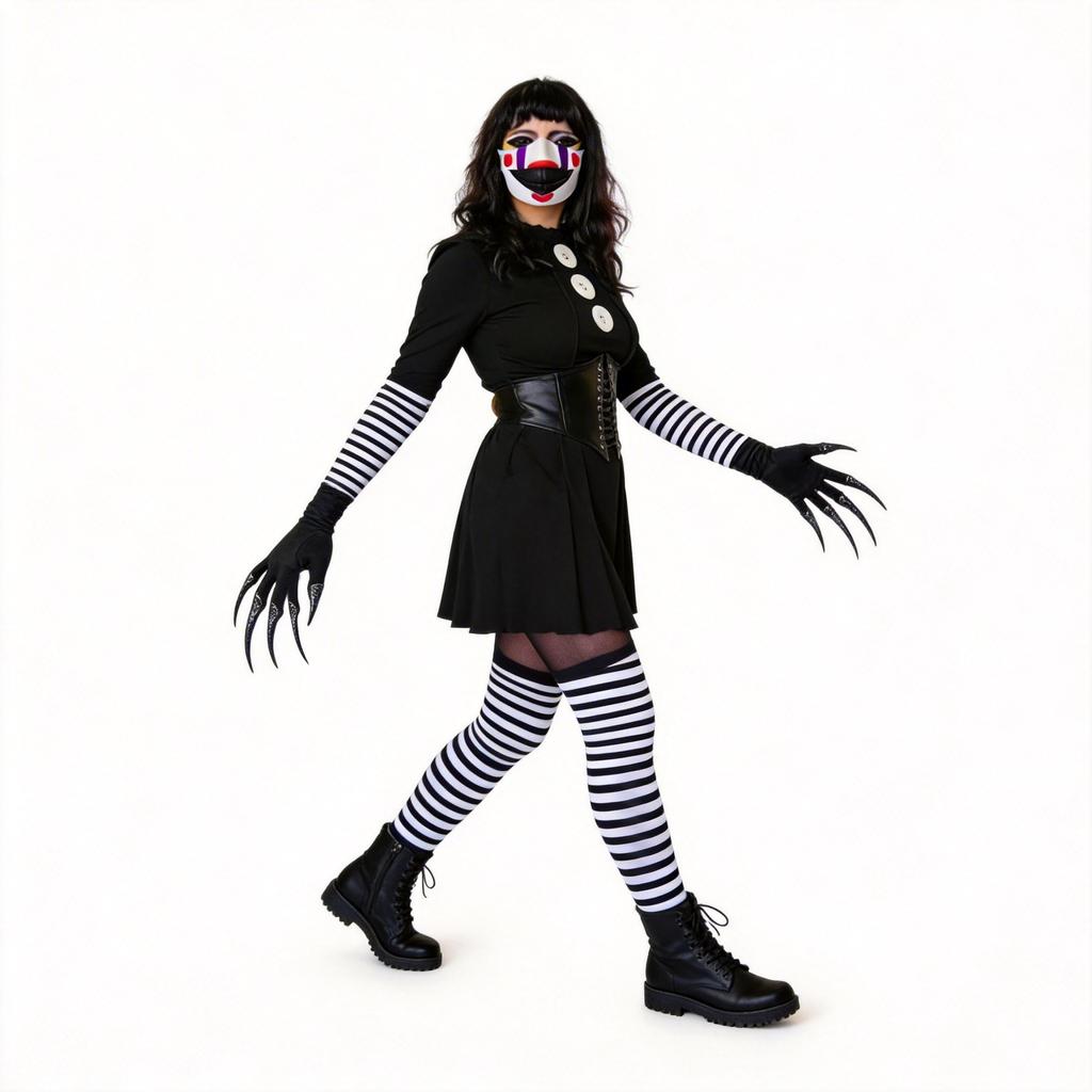 Disfraz de Cosplay Harem de Freddy 2, Disfraz de Marioneta de Hilo para Noche de Terror de Halloween