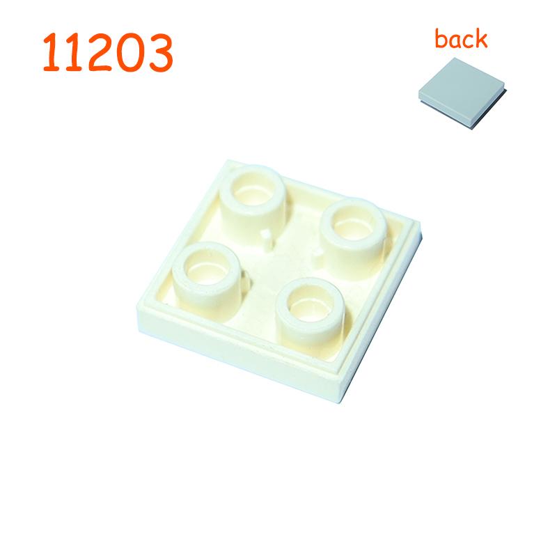 11203 Size 2x2 Reverse Light Panel Building Blocks Moc 2*2 Bricks Assemble Particles Smooth DIY Educational Creative Toy for Kid