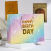 6pcs/set, Contains 18 Sheets of White Sorbet Paper, 30*24*13.5cm, Rainbow, Hot Stamping White Card Bag Gift Bag, High Grade Tote Bag, Ins Style,
