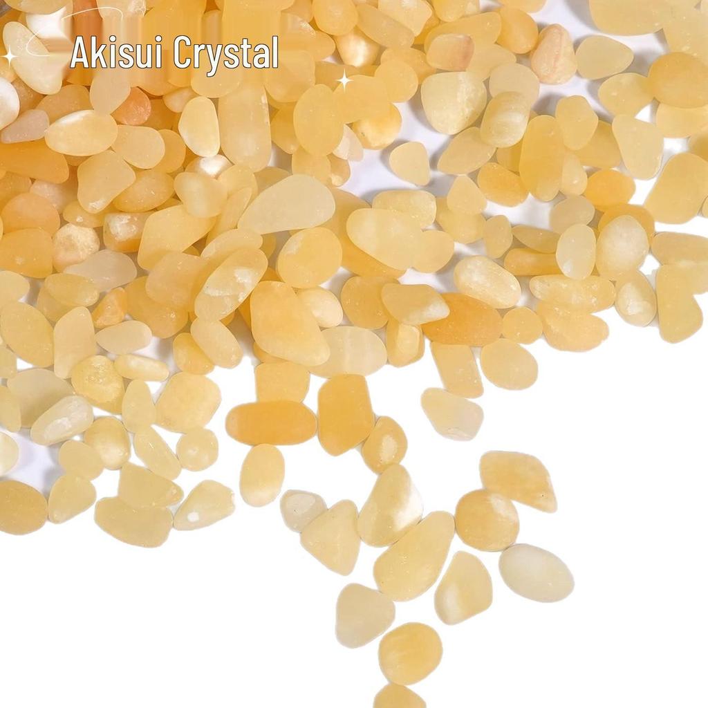 Natural Calcite Crushed Stone Crystal Ornament for Purifying, Demagnetizing, and Decoration in Fish Tanks and Flower Pots for Buddha Offerings.