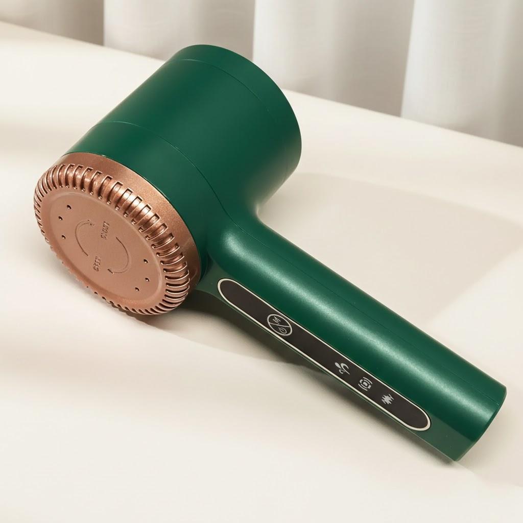 

Portable Rechargeable Lint Roller Vacuum Cleaner Clothes Cleaning Tool Household Epilator Magic Trimmer зелёный