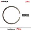 11Pcs, For Wireless Charging Magnet Module For iPhone 17 Pro Air 11 11 Mini 11 Plus 16 Pro Max Back Housing Magnetic Metal Ring
