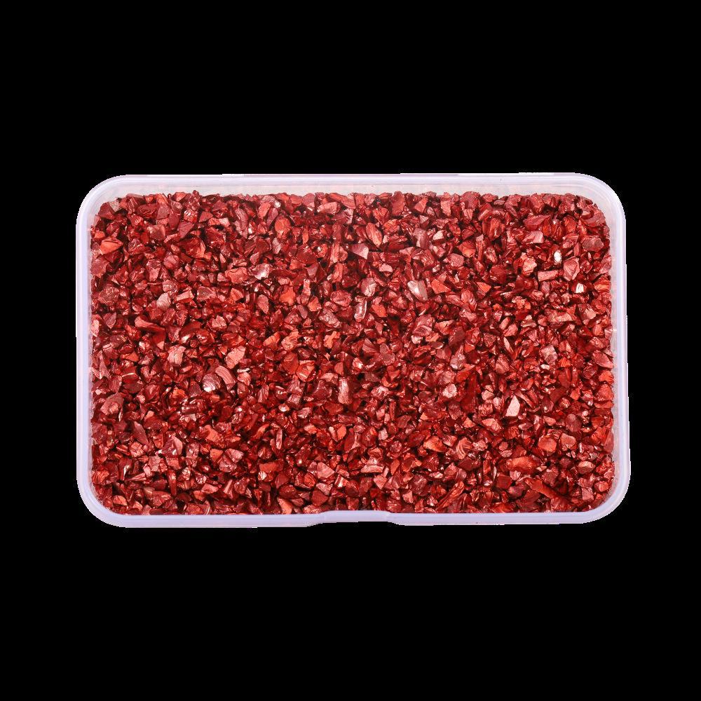 

Набор для дизайна ногтей из разноцветного нерегулярного стеклянного гравия ручной работы 30g/box