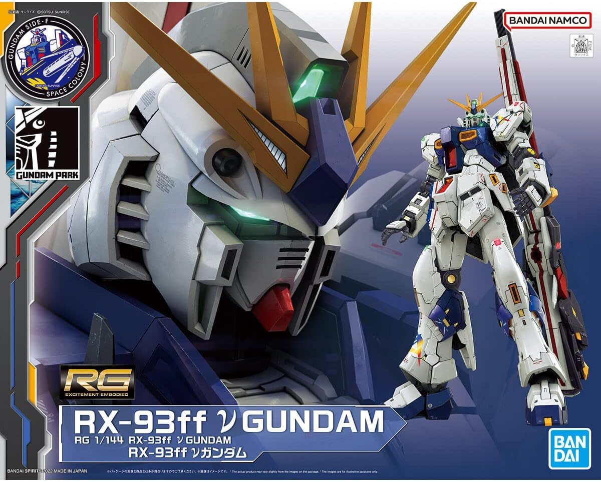 

BANDAI RG 1/144 GUNDAM SIDE-F Exclusive RX-93ff Nu Gundam Mobile Suit Gundam: Char s Counterattack