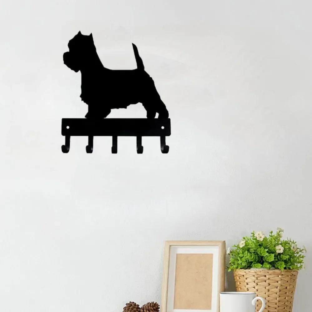 West Highland Terrier Westie Dog Key Rack Hanger - 6 inch/9 inch Metal Wall Art  Perfect Gift for Westie Dog Lovers