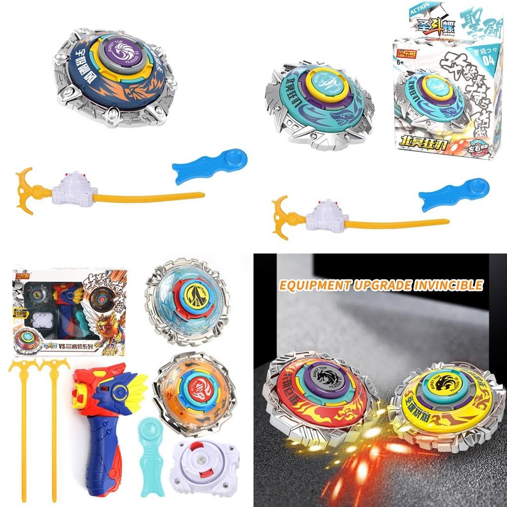 Exciting Beyblade Burst Toy Set With Launchers For Epic Battles And Multi-player Fun