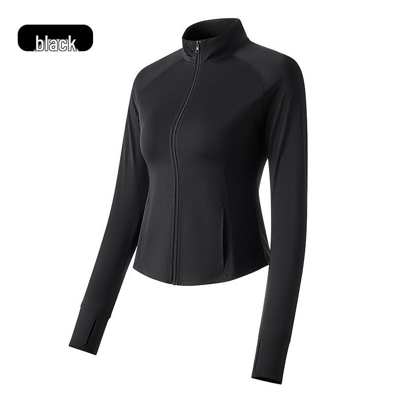 Women's Stand-Up Collar UV Protection Yoga Jacket