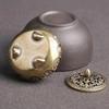1 Pcs Retro Solid Color Incense Burners Ornament Suitable Home Office Sandalwood Holder Supplies Antique Bronze Household Decor