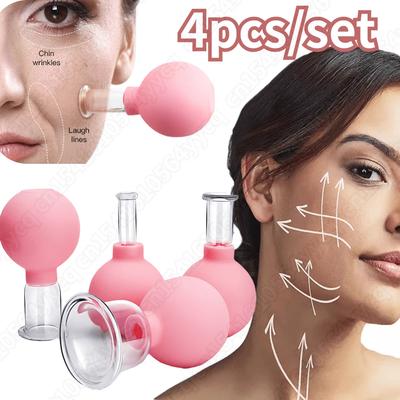Vakuum Schröpfen Glas Cellulite Massagegerät Für Gesichtsakupunktur Hijama Saugnapf Abnehmen Fettverbrennung Gesundheitswesen Gesichtssauger