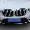 ABS Silver Car Front Grill Grille Decorative Cover Trim Strip For BMW X3 X4 G01 G02 2018   Auto Exterior